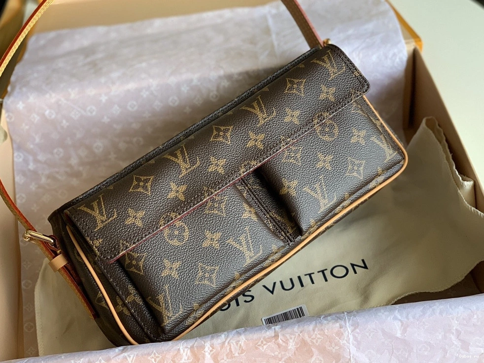VUITTON VINTAGE LOUIS bag-30*11*13CM 0710